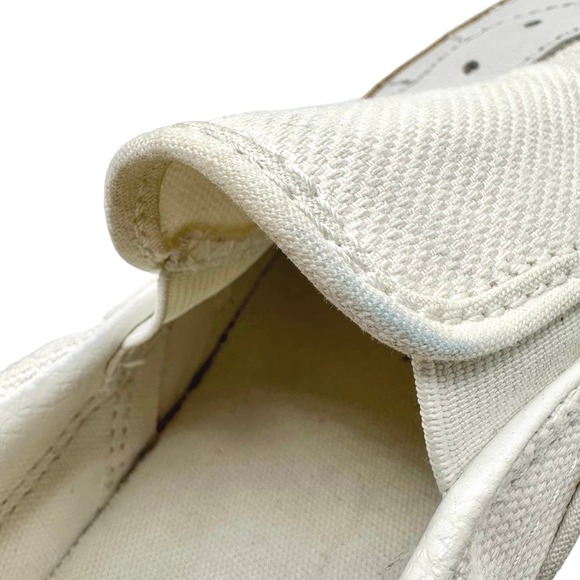 Vans | Unisex | Classic Canvas Overply Blanc De Blanc Slip On Shoes | Size 7.5 - Picture 11 of 12